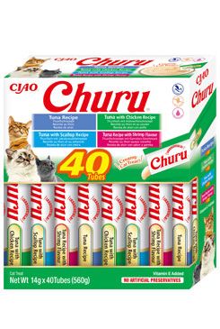 Churu Cat BOX Tuna Seafood Variety 40x14g INABA FOODS Co., Ltd.