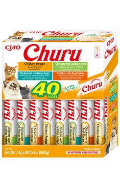 Churu Cat BOX Chicken Variety 40x14g INABA FOODS Co., Ltd.