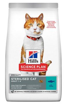 Hill's Fel. SP Adult Sterilised Cat Tuna 3kg Hill´s Pet Nutrition