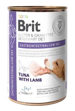 Brit VD Dog GF konz. Gastrointestinal Low Fat 400g VAFO Brit Veterinární diety Praha s.r.o.