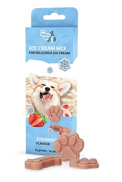 CoolPets psí zmrzlina - směs na výrobu Jahoda Rebel Dog s.r.o.