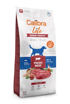 Calibra Dog Life Senior Medium Fresh Beef 2,5kg Calibra Life