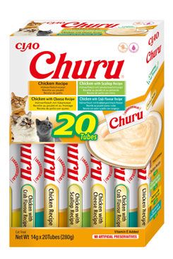 Churu Cat BOX Chicken Variety 20x14g INABA FOODS Co., Ltd.