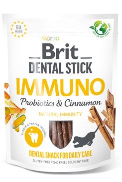 Brit Dog Dental Stick Immuno Probiotics&Cinnamon 7ks VAFO Carnilove Praha s.r.o.