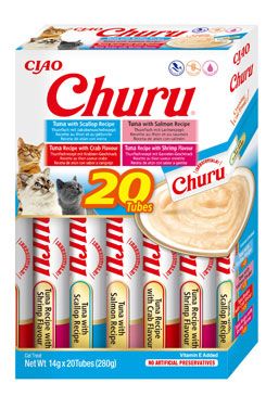 Churu Cat BOX Tuna Seafood Variety 20x14g INABA FOODS Co., Ltd.