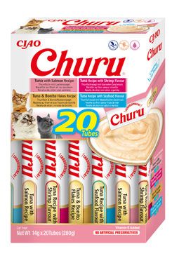 Churu Cat BOX Seafood Variety 20x14g INABA FOODS Co., Ltd.
