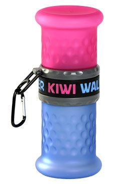 Cestovní láhev 2in1 růžovo-modrá 750+500ml Kiwi KIWI WALKER s.r.o