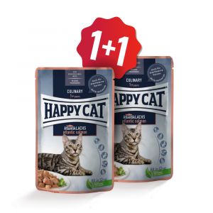 Happy Cat Kapsička Culinary Atlantik-Lachs 85g SET 1+1 ZDARMA