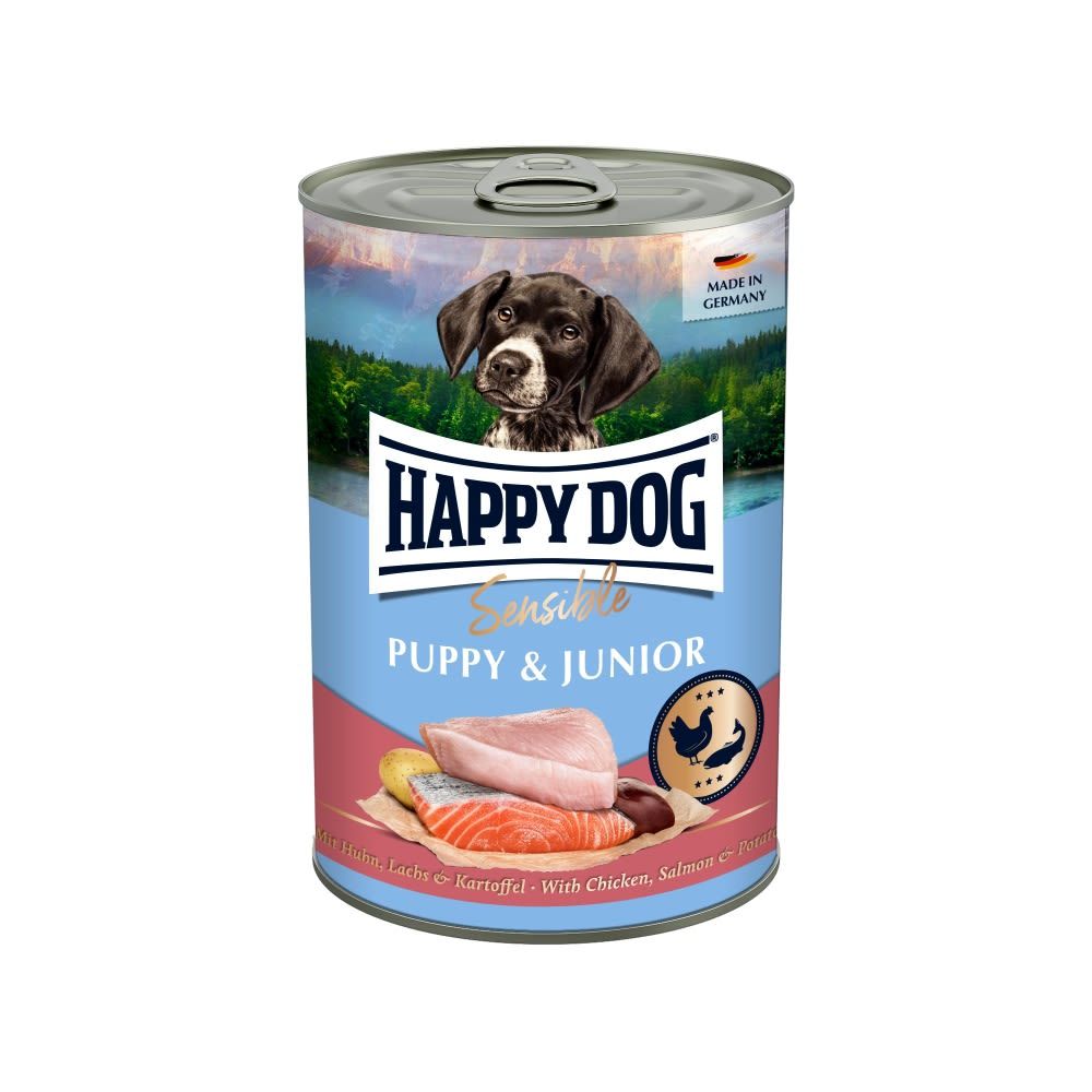 Happy Dog Puppy Lachs - losos 400 g Euroben