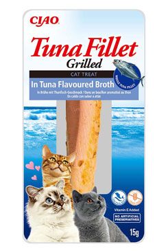 Churu Cat Tuna Fillet in Tuna Flavoured Broth 15g INABA FOODS Co., Ltd.