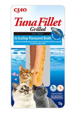 Churu Cat Tuna Fillet in Scallop Flavoured Broth 15g INABA FOODS Co., Ltd.