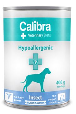 Calibra VD Dog konz. Hypoallergen. Insect&Salmon 400g Calibra Diety
