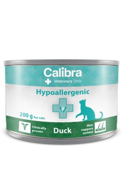 Calibra VD Cat konz. Hypoallergenic Duck 200g Calibra Diety