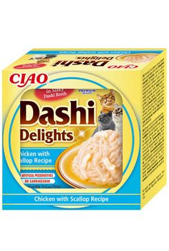 Churu Cat CIAO Dashi kuře s hřebenatkou 70g INABA FOODS Co., Ltd.