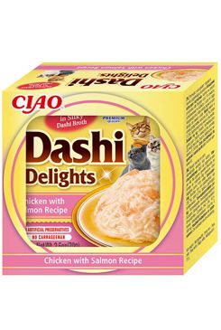 Churu Cat CIAO Dashi kuře s lososem 70g INABA FOODS Co., Ltd.