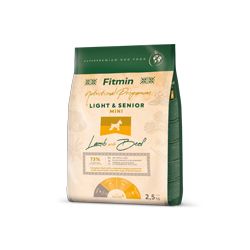 Fitmin dog mini light senior lamb beef 2,5 kg