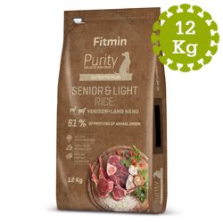 Fitmin dog Purity Rice Senior&Light Venison&Lamb 2x12 kg
