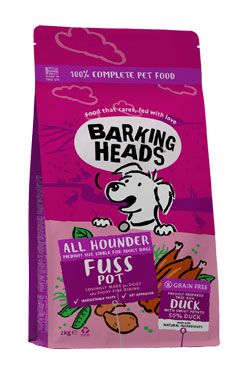 BARKING HEADS All Hounder Fuss Pot Duck 2kg Pet Food (UK) Ltd