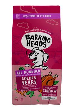 BARKING HEADS All Hounder Golden Years Chicken 12kg Pet Food (UK) Ltd