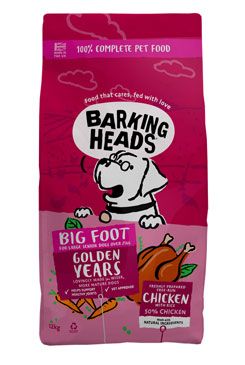 BARKING HEADS Big Foot Golden Years Chicken 12kg Pet Food (UK) Ltd
