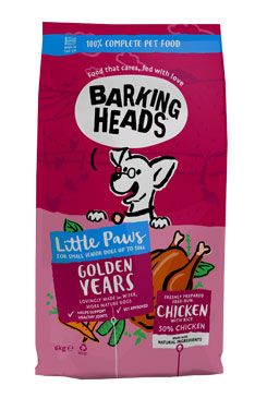 BARKING HEADS Little Paws Golden Years Chicken 6kg Pet Food (UK) Ltd