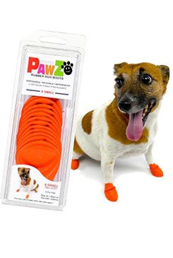 Botička ochranná Pawz kaučuk XS oranžová 12ks Pawz Dog Boots LLC