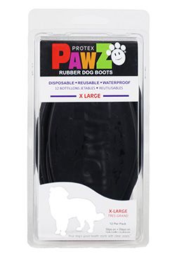 Botička ochranná Pawz kaučuk XL černá 12ks Pawz Dog Boots LLC
