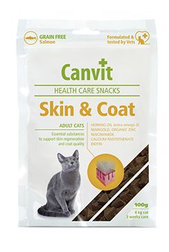 Canvit Snacks CAT Skin & Coat 100g Canvit Snacks NEW