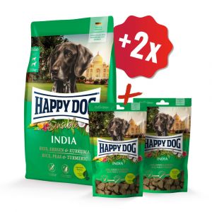 Happy Dog India 10 kg +  2x Soft Snack