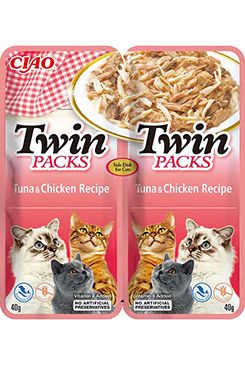 Churu Cat Twin Packs Tuna&Chicken in Broth 80g INABA FOODS Co., Ltd.