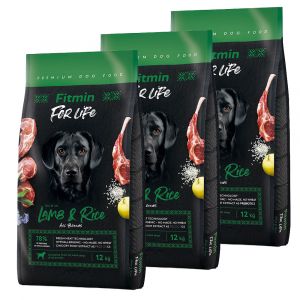 Fitmin dog For Life Lamb & Rice 3 x 12 kg 