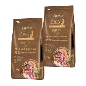Fitmin Purity Rice Puppy Lamb&Salmon 2x12kg