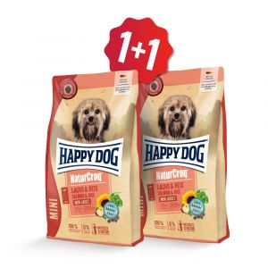 Happy Dog Mini Lachs & Reis 800 g (1+1)