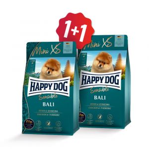 Happy Dog Mini XS Bali 1,3 kg (1+1)