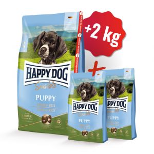 Happy Dog Puppy Lamb & Rice 18kg + 2kg ZDARMA