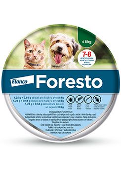 Foresto obojek pro malé psy a kočky do 8 kg 38 cm BAYER Animal Health
