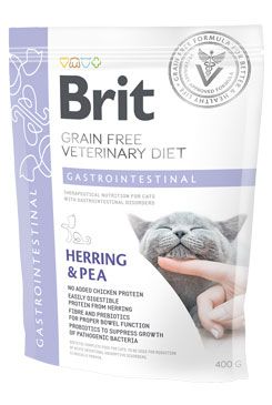 Brit VD Cat GF Gastrointestinal 400g min. trv. do 4/2024 VAFO Brit Veterinární diety Praha s.r.o.