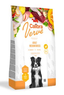 Calibra Dog Verve GF Adult Medium Chicken&Duck 2kg min. trv. do 24.5.2024 Calibra Verve