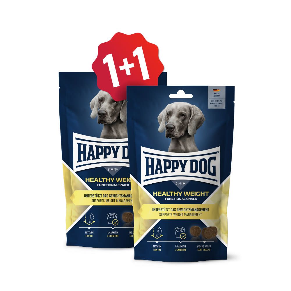 Happy Dog Care Snack Healthy Weight 100 g SET (1+1) Euroben