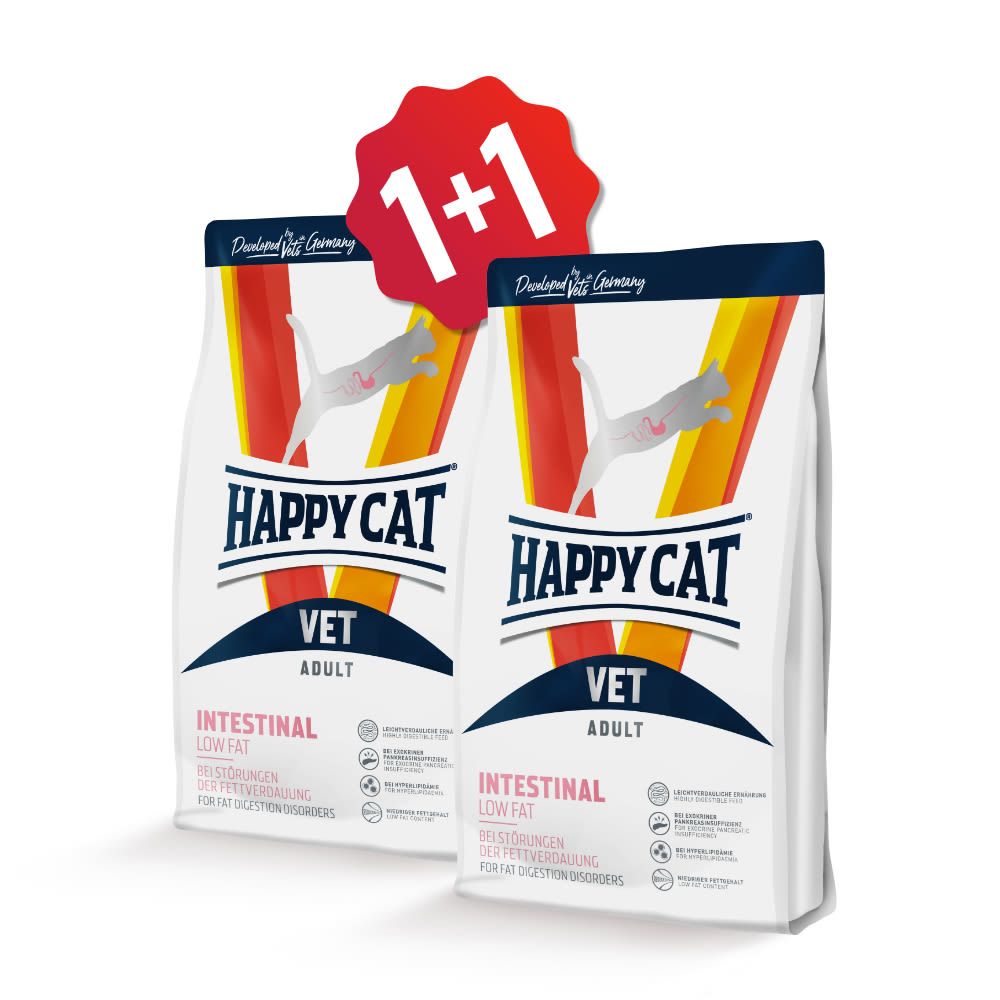 Happy Cat VET Dieta Intestinal Low 300 g SET (1+1) Euroben