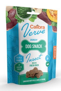 Calibra Dog Verve Crunchy Snack Insect&Fresh Duck 150g min. trv. do 27.1.2024