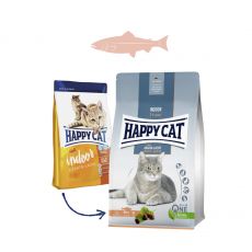 Happy Cat Indoor Atlantik-Lachs / Losos 300 g min. trv. do 2/2024