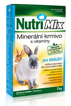 NutriMix pro králíky plv 1kg min. trv. do 12/2023 Trouw Nutrition Biofaktory