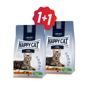 Happy Cat Culinary Land-Ente / Kachna 1,3 kg SET (1+1)