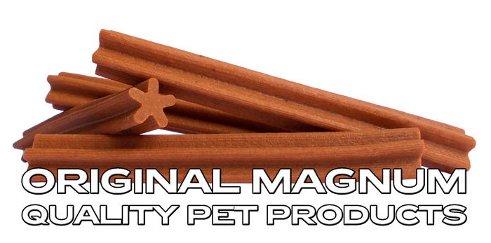 Magnum jerky tyčka křížová Slanina 12,5cm Magnum dog food
