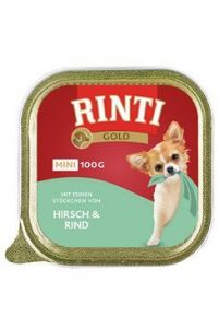 Rinti Dog Gold Mini vanička jelen+hovězí 100g Finnern GmbH & Co. KG