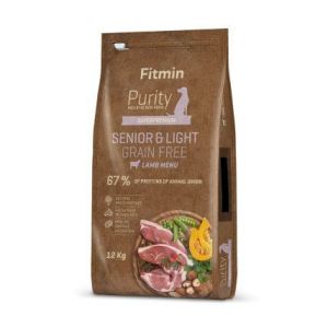 Fitmin Purity Grain Free Senior&Light Lamb 2x12kg + Pochoutka 250g ZDARMA