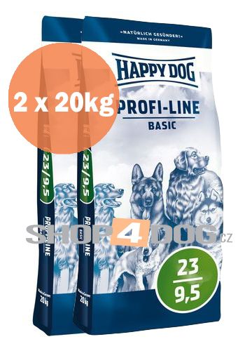 Happy Dog Profi-Line 23/9,5 Basic 20+20kg