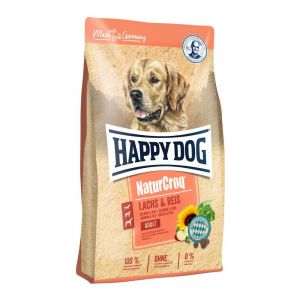 HAPPY Dog NaturCroq LACHS & REIS 2x11 kg