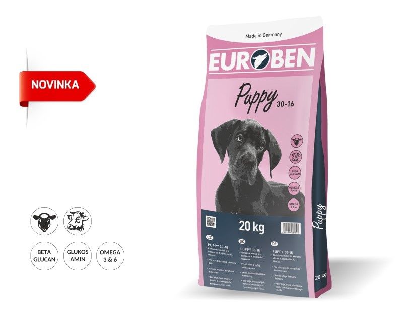 EUROBEN 30-16 Puppy 20kg Happy Dog